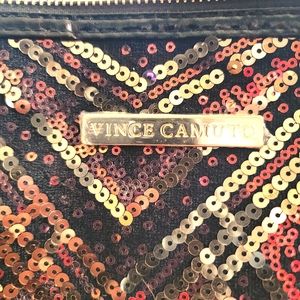 Vince Camuto - Sequin Cosmetic Makeup Bag (NWT)